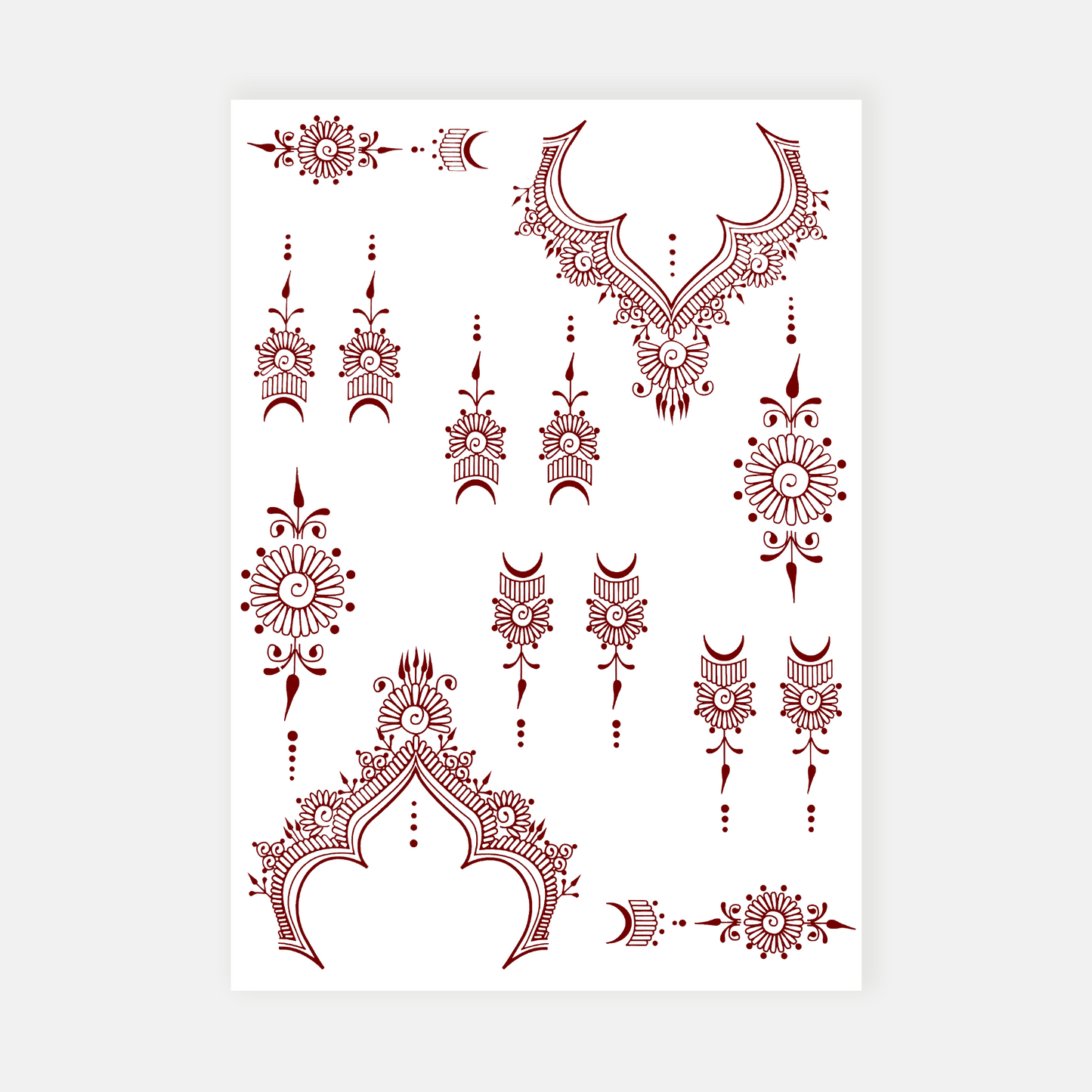 Ziya Temporary Henna Tattoo