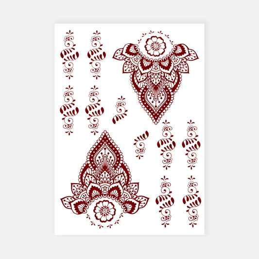 Afsana Temporary Henna Tattoo