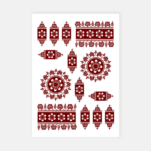 Alya Temporary Henna Tattoo