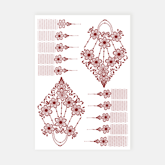 Lina Temporary Henna Tattoo