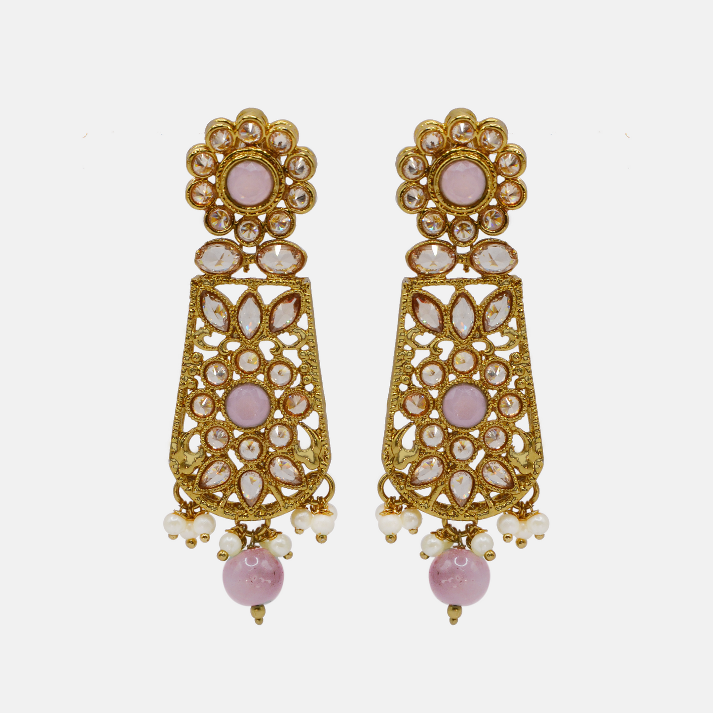 Safia Necklace Set - Pink