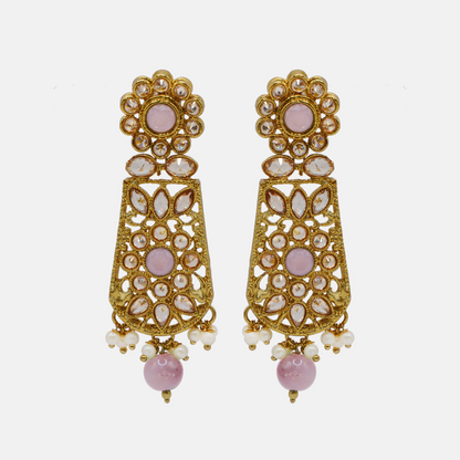 Safia Necklace Set - Pink