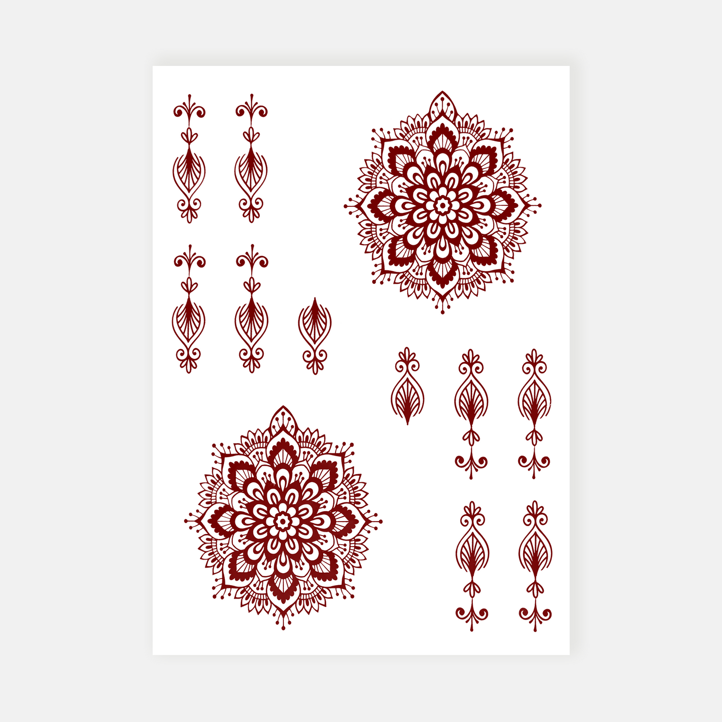 Sara Temporary Henna Tattoo