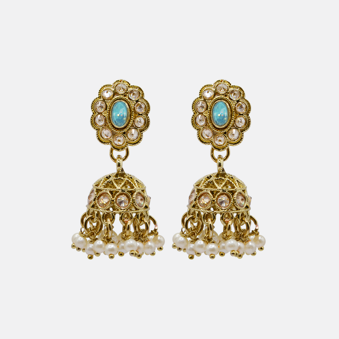 Sana Necklace Set - Sky Blue
